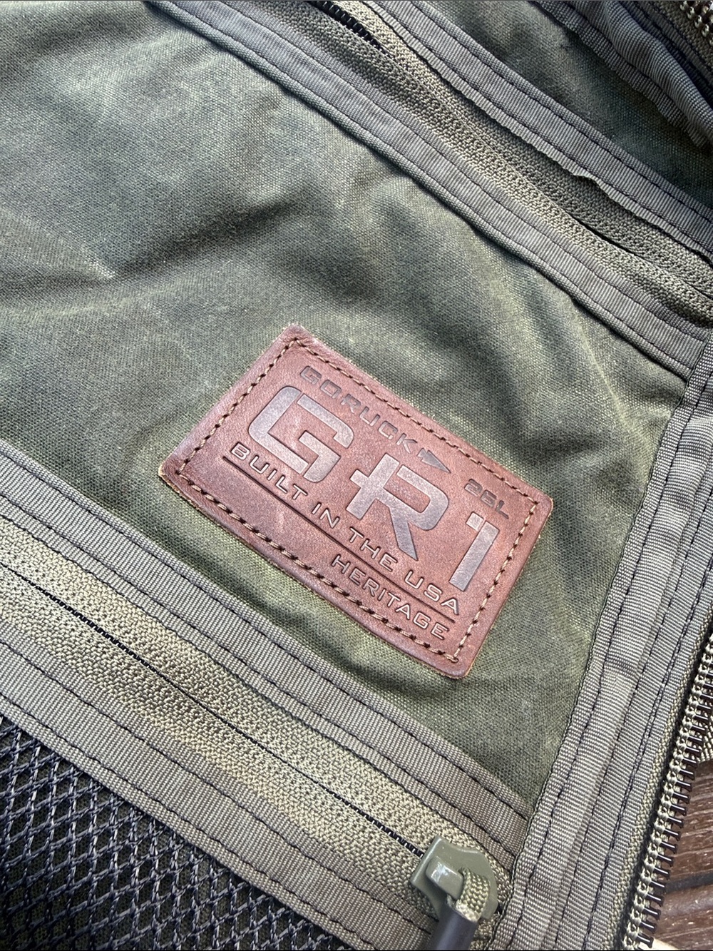 GORUCK Heritage Olive Green GR1 26L Rucksack Backpack